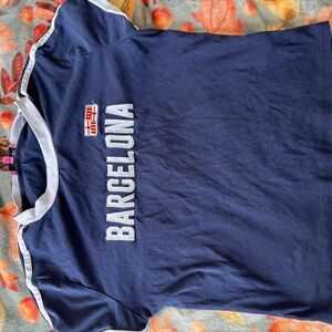 Edikted Navy and White Barcelona Tee
